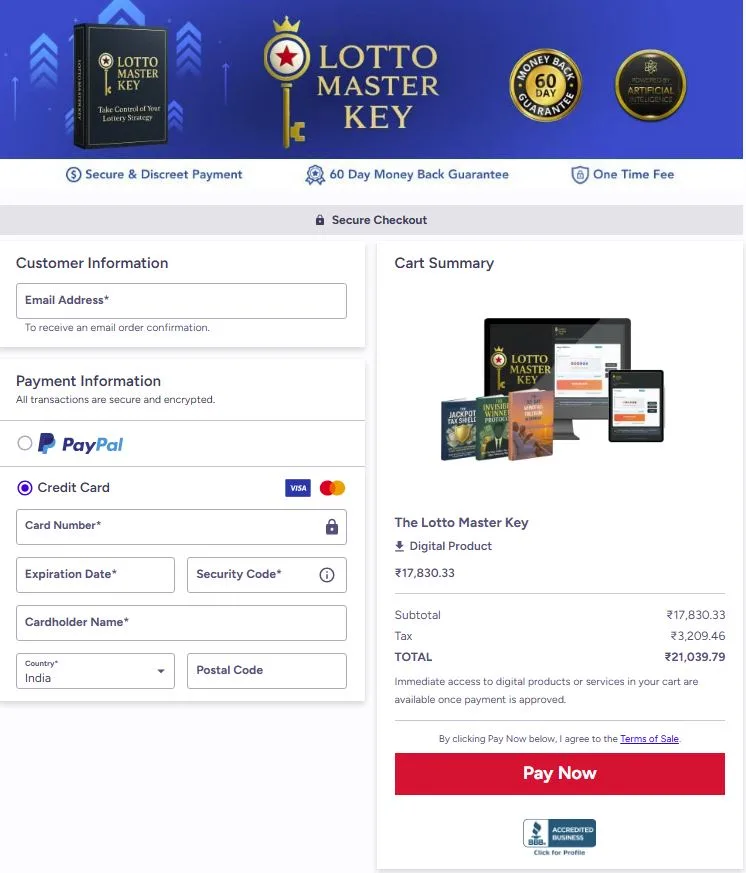 Lotto Master Key
